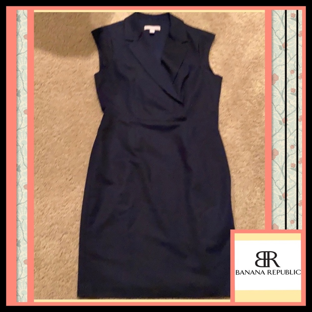 Banana Republic collared business dress.